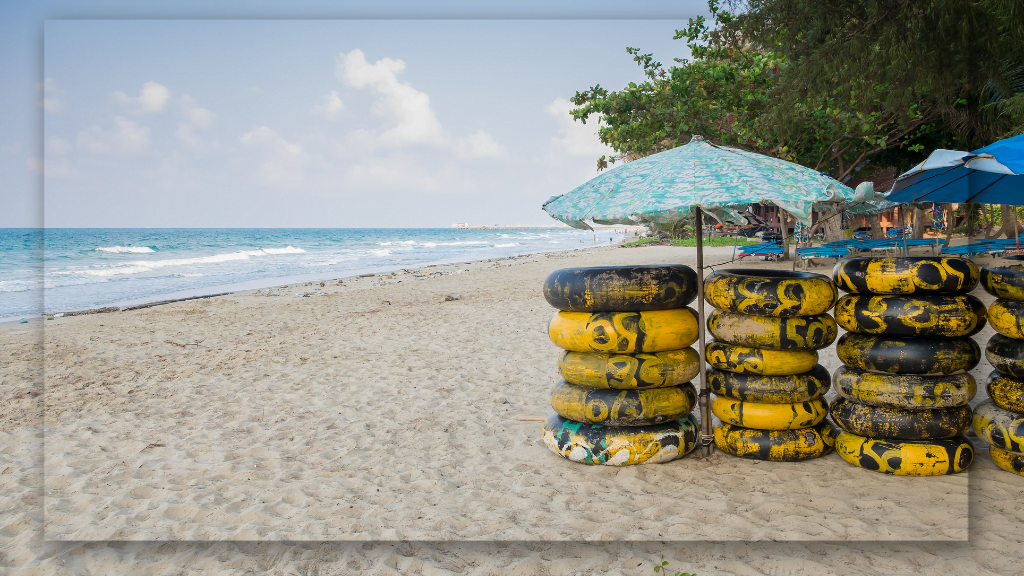 Biaya Sewa Wahana Permainan dan Tenda di Pantai Takisung