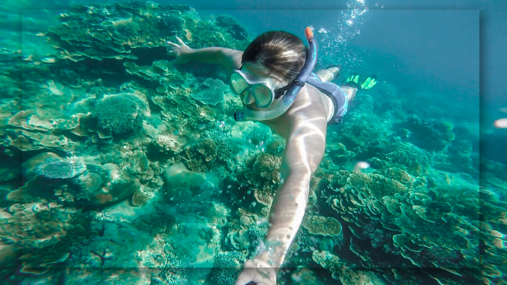 Snorkeling di Pantai Klara Lampung