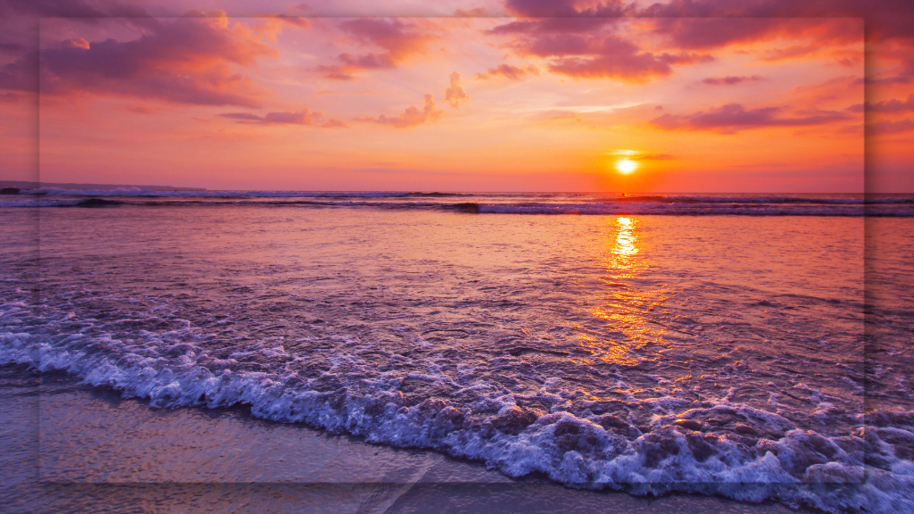 Pemandangan Sunset yang Menakjubkan